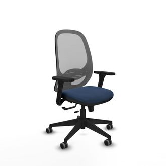 Piqueras y Crespo Silla Piqueras Y Crespo Cilanco Azul Marino Similpiel Ajustable