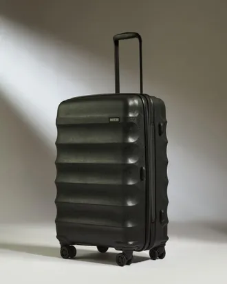 Antler Medium Suitcase In Black - Juno