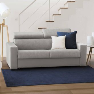 Dmora Dmora - Sofa Cama Daalhou, Sof&aacute; De 2 Plazas, 100% Made In Italy, Sof&aacute; De Sal&oacute;n Con Apertura Giratoria, Con Reposacabezas Ajustable Y Reposabrazos Est&aacute;