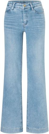 MAC Broeken Weite Jeans MAC Dream Wide authentic, Damen, Gr. 32, L&auml;nge 30, summer blau clouds wash, Denim/Jeans, Obermaterial: 92% Baumwolle, 5% Elastomultiester,