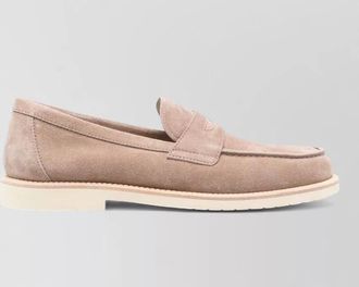 Brunello Cucinelli leather loafers