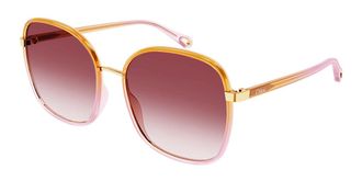 Chloé CH0031S 008 Womens Sunglasses Brown Size 56