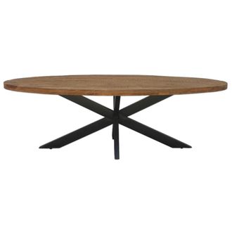 Moloo Mesa de comedor ovalada 8/10 personas 210 cm madera