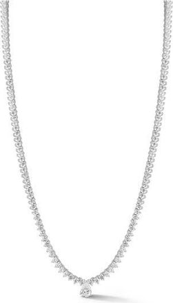Glaze Jewelry Cubic Zirconia Tennis Necklace in Silver at Nordstrom Rack