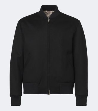 Lardini Virgin wool bomber jacket