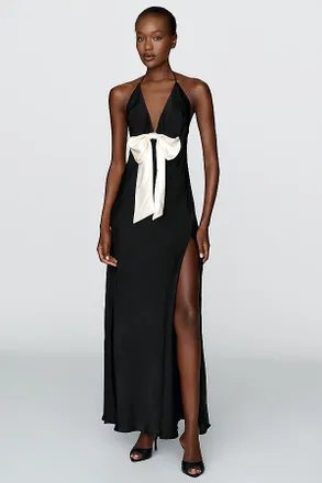 Bardot Lavina Bow Maxi Dress