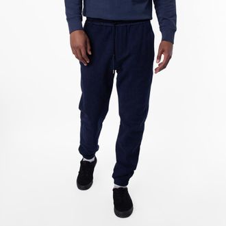 Saint Laurent Mens Logo Embroidered Fleece Sweatpants, Size Medium