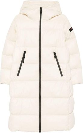 Peuterey Beige Long Down Jacket Selectric