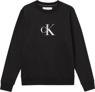 Calvin Klein Institute Sweatshirt - Heren - Sweatshirts - Zwart - XL - Katoen - Hoodies & sweatvesten