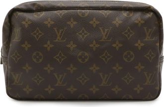 Louis Vuitton Brown Monogram Clutch Bag Pouch (Pre-Owned)