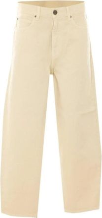 Pinko Estelle Jeans - Dames - Loose Fit Jeans - Beige - W27 - Katoen - Jeans