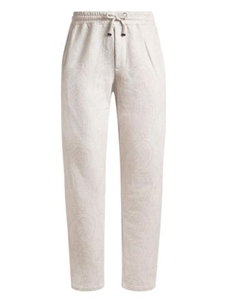 Etro arnica-motif track trousers - Neutrals