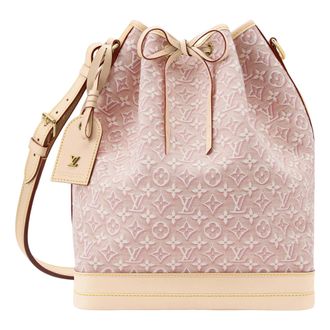 Louis Vuitton (WMNS) LOUIS VUITTON No&eacute; Monogram Embl&egrave;me Rose Ruban M28714