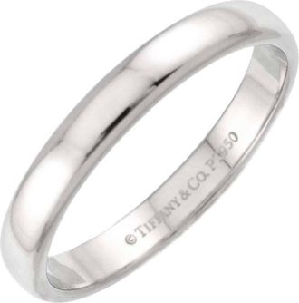 Tiffany & Co. Platinum Platinum 950 Band Ring (Pre-Owned)