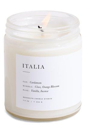 Brooklyn Candle Studio Italia Jar Candle at Nordstrom