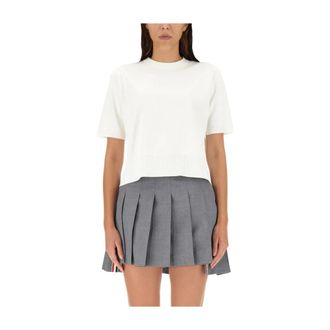 Thom Browne Dames, Tops, Wit, Maat: S Viscose