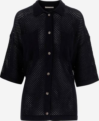 Allude Allude vest van wol en kasjmier