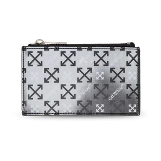 Off-white Wallets & Cardholders, male, Black, Size: ONE SIZE Leather Wallet