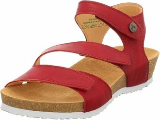 Think Comfortabele Sandaal - Dames - Schoenen - Rood - Maat: 41 EU Leer