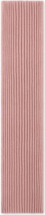 Fedeli Rechthoekige Ribbel Sjaal - Heren - Accessoires - Roze - Maat: ONE Size Kasjmier