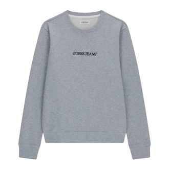 Guess Sweatshirt - Dames - Sweatshirts - Grijs - L - Katoen - Hoodies & sweatvesten