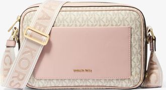 Michael Kors Maeve Large Signature Logo Crossbody Bag