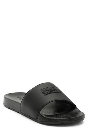 Karl Lagerfeld Paladin-Banded Recovery Slide in Black at Nordstrom Rack, Size 13