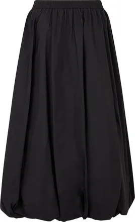 Max Mara Womens Skirt Wide Flared Black Polyamide