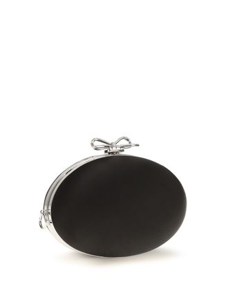 Self Portrait Oval Clutch - Black