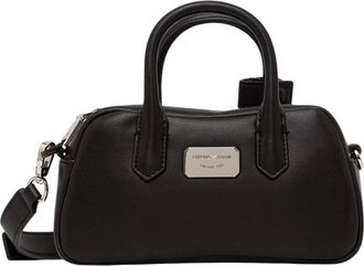 Emporio Armani Mini Tas met Logo-embleem - Dames - Handtassen - Bruin - ONE Size - Leer - Tassen