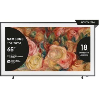 Samsung Tv qled 4K 65 QE65LS03DAUXZT Smart tv Wi-Fi Black 2024, Matte Display, Processore Quantum 4K, Modern Frame Design, Dolby Atmos - Samsung