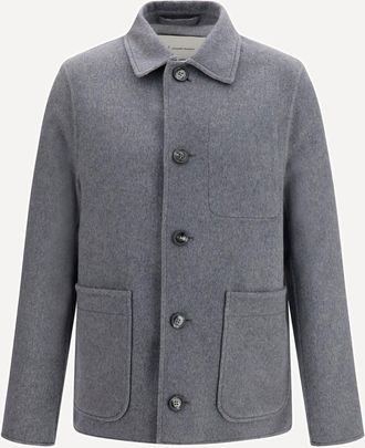 Ami Wool and cashmere Boule Jacket Male L