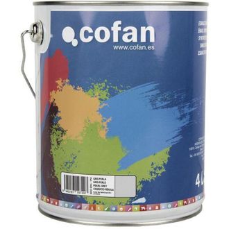 cofan Esmalte Sint&eacute;tico (4 L) Gris Perla, Esmalte Sint&eacute;tico Al Disolvente Disponible En Una Amplia Gama De Colores Y Tonalidades Fabricado A Base De Resinas
