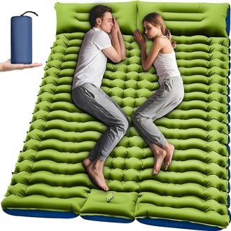 OEM Colch&oacute;n De Camping Autoinflable, Ultraligero, Port&aacute;til Y Compacto Para Senderismo Al Aire Libre, 190 X 140 X 10 Cm