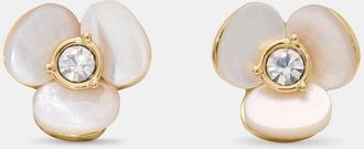 Kate Spade New York Womens Disco Pansy Stud Earrings