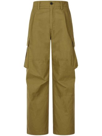 STUDIO TOMBOY Straight cargo broek - Groen