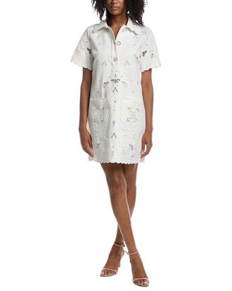 Elie Tahari The Marianna Embroidered Dress