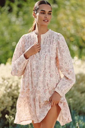 Sundays Adley Long-Sleeve Mini Dress