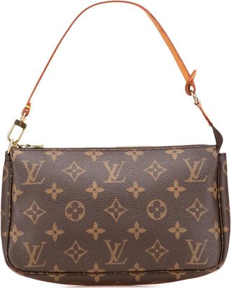Louis Vuitton Borsa a spalla Pochette Accessoires con monogramma 1998 - Marrone