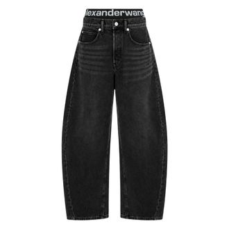 Alexander Wang Balloon Jeans - Dames - Jeans - Grijs - Maat: W25 Katoen