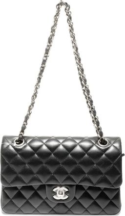 Chanel Borsa a spalla trapuntata con catena 2020-2021 - Nero