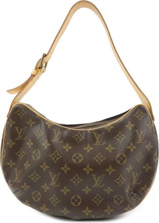 Louis Vuitton Croissant Monogram Canvas Brown Canvas Handbag (Pre-Owned)