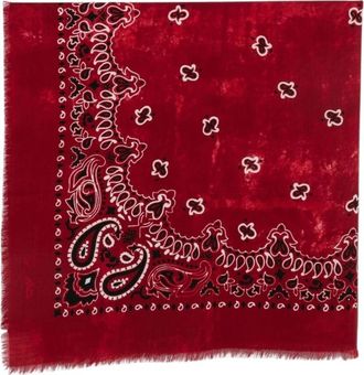 Destin Silky Scarves - Dames - Zijden sjaals - Rood - ONE Size - Accessoires