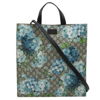 Gucci Pre-owned Tote Bags, female, Blue, Size: ONE SIZE Pre-owned Vintage Tote Bag