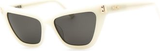 MCM MW0010 21A Womens Sunglasses White Size 54