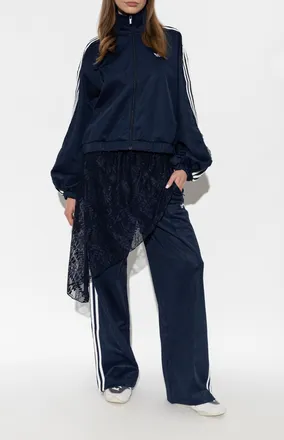 adidas Sweatshirt With Embroidered Logo, Womens, Navy Blue