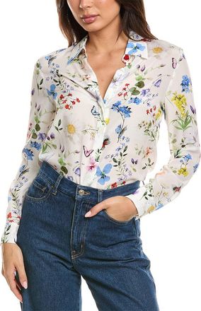 Alice & Olivia Alice + Olivia Willa Placket Top