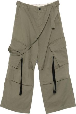 Isabel Benenato Belted Cargo Pants