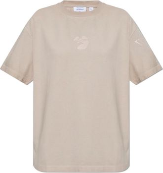 Off-white Mujer, Camisetas, Beige, Talla: XL