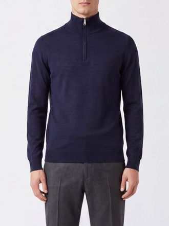 Paul Smith Dolcevita in pura lana Merino con chiusura a mezza zip